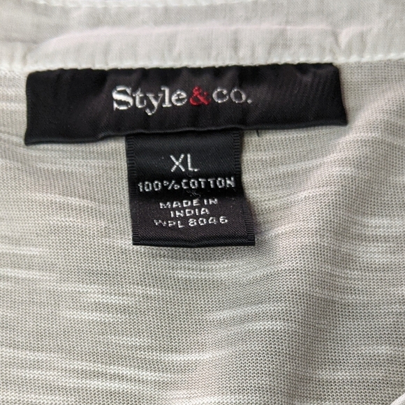 Style & Co Tan Ladies Tunic XL - Picture 4 of 5